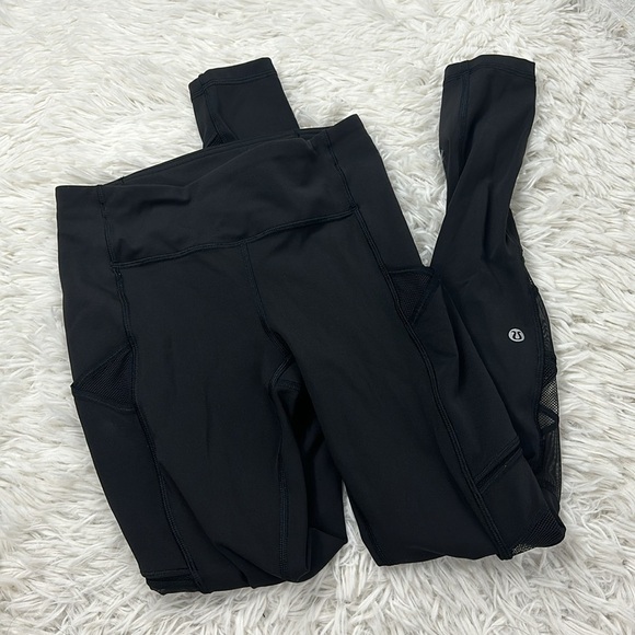 Lululemon Speed Up Tight *Mesh 28" Black - Picture 1 of 5